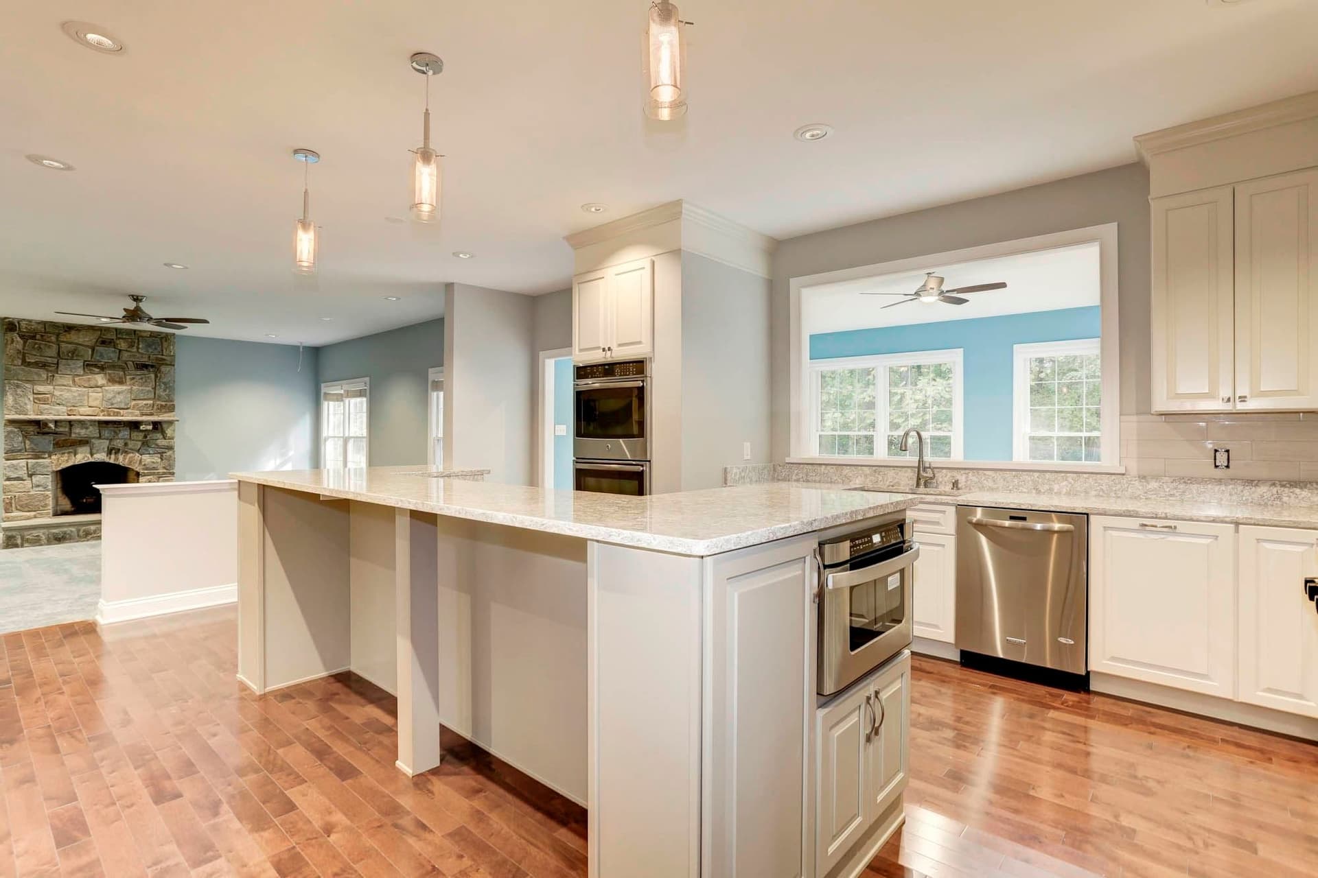 Kitchen Island View | Rockville MD Interior Architecture
